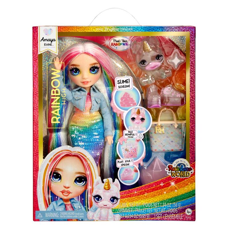 Muñeca Amaya Rainbow World Rainbow High 25Cm