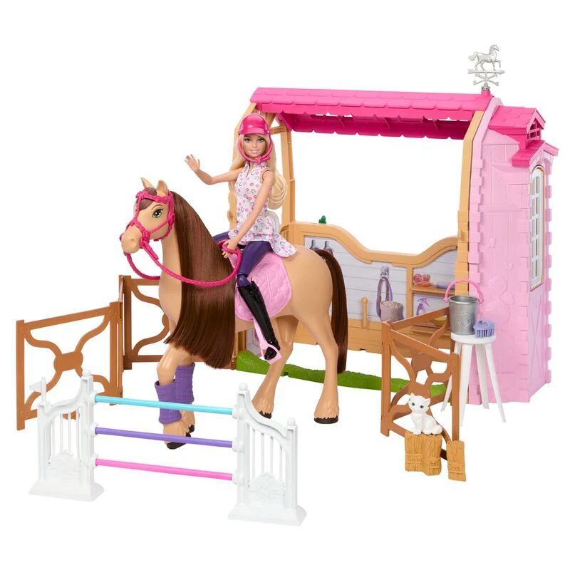 Muñeca Barbie Con Caballo Y Establo Barbie - Image 3