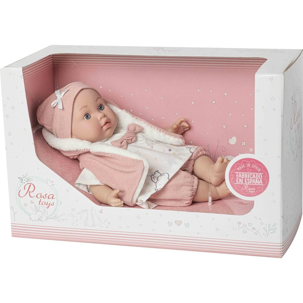 Muñeca Bebe Lara Lloron Chaleco Rosa - Image 2
