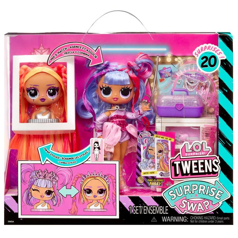 Muñeca Braids Biley Tweens Surprise Swap L.o.l. Surprise