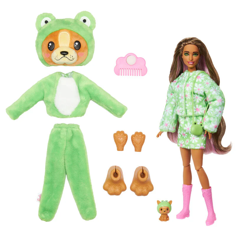 Muñeca Chelsea Cutie Reveal Serie Disfraces Perro Rana Barbie - Image 2