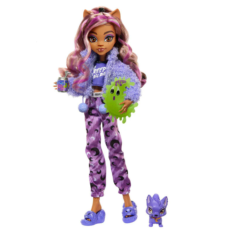 Muñeca Clawdeen Wolf Fiesta Pijama Monster High 25Cm - Image 2