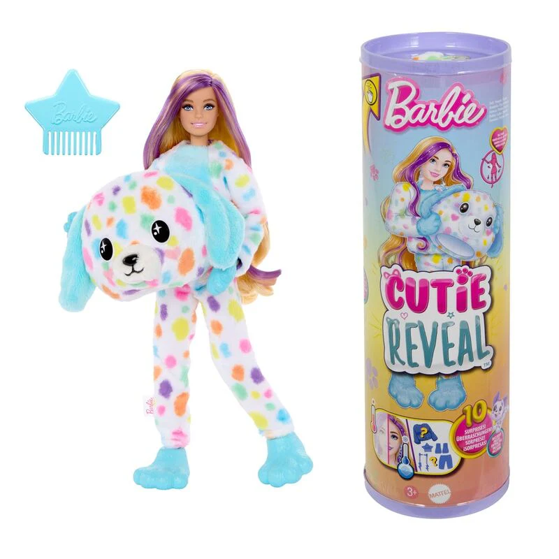 Muñeca Cutie Reveal Dalmata Sueños De Colores Barbie