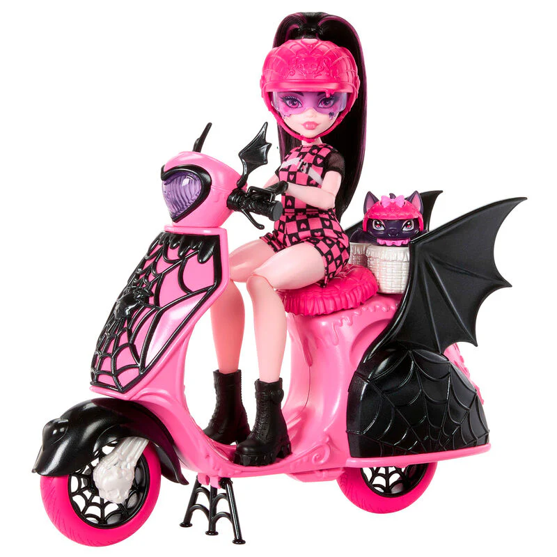 Muñeca Draculaura + Scooter Monster High - Image 2