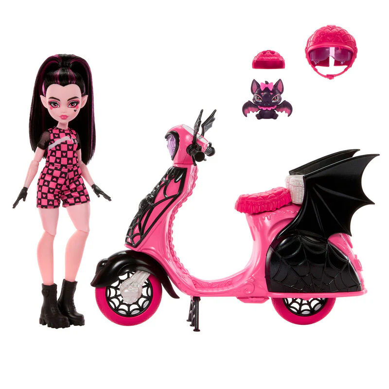 Muñeca Draculaura + Scooter Monster High - Image 3