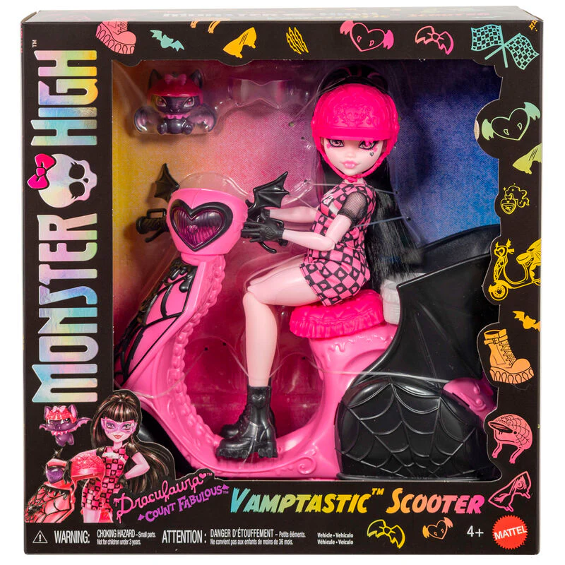 Muñeca Draculaura + Scooter Monster High - Image 5