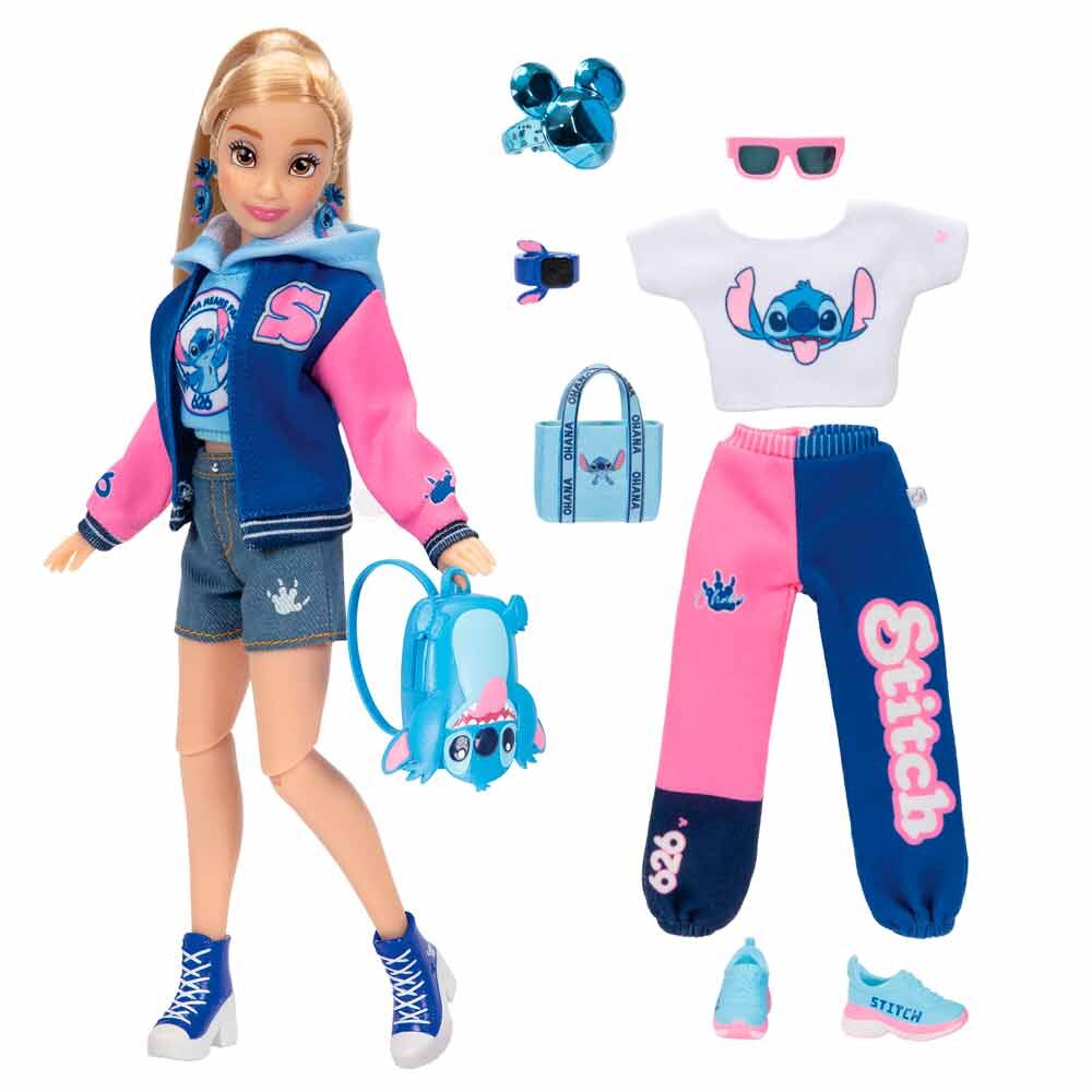 Muñeca Fashion Doll Universitaria Stitch Disney Ily 4Ever 25Cm