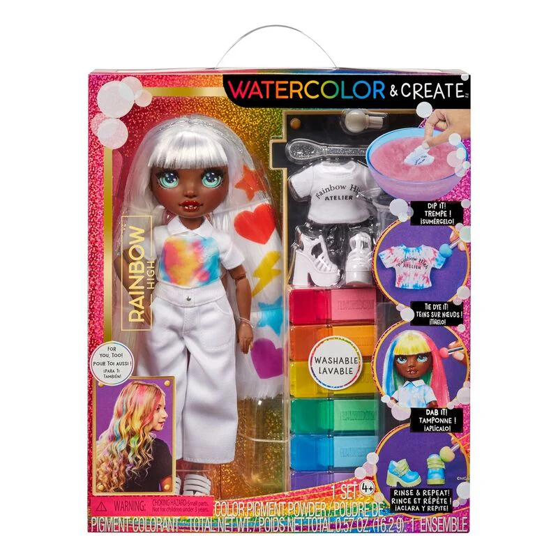 Muñeca Green Eyes Rainbow High 26Cm
