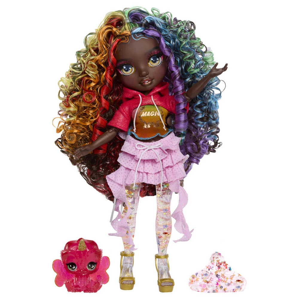 Muñeca Iris Feature Fantasy Rainbow Shimmers Rainbow High - Image 3