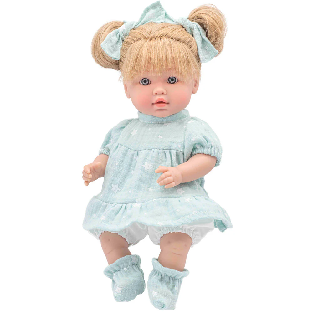 Muñeca Lara Habladora Azul Español