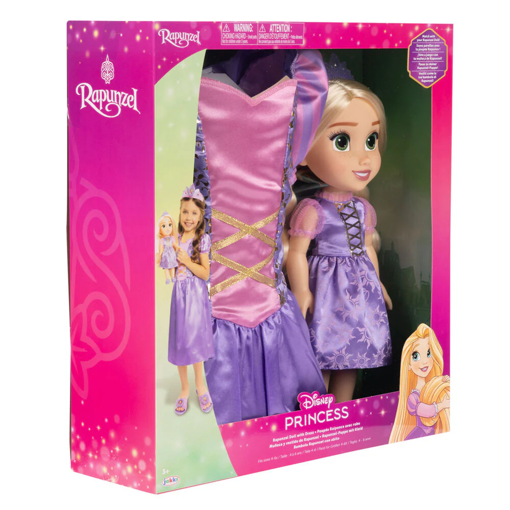 Muñeca Rapunzel + Disfraz Disney 38Cm - Image 4