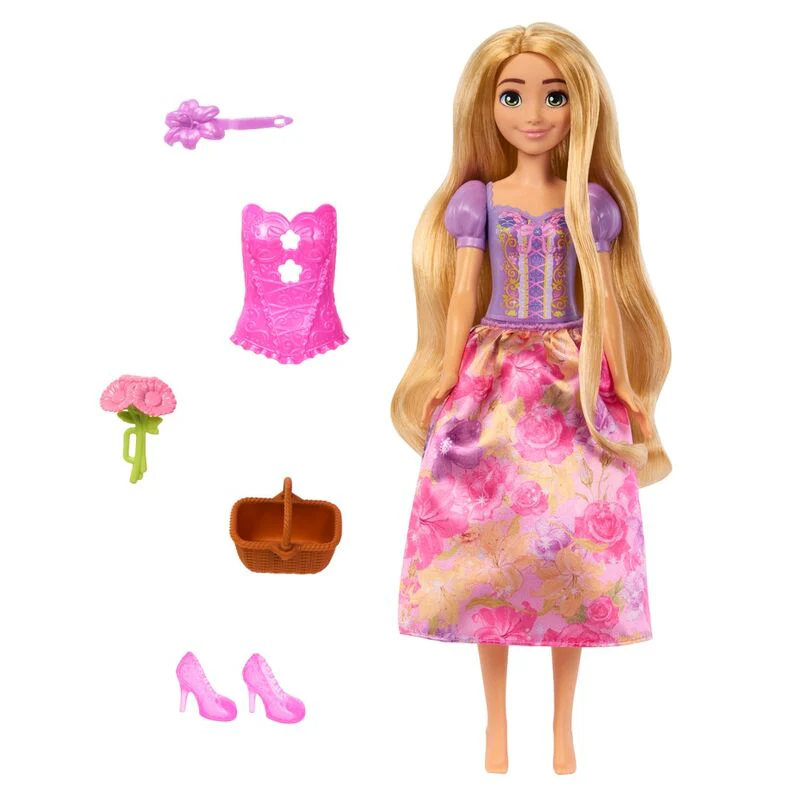 Muñeca Rapunzel Spin Reveal Disney - Image 2