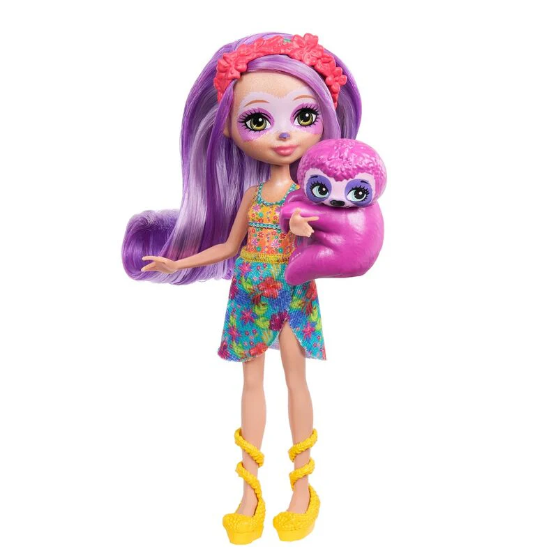 Muñeca Sabindra Sloth Sunshine Beach Enchantimals - Image 3