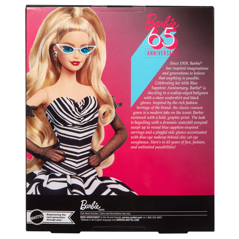 Muñeca Signature Vestido Gala 65 Aniversario Barbie - Image 6