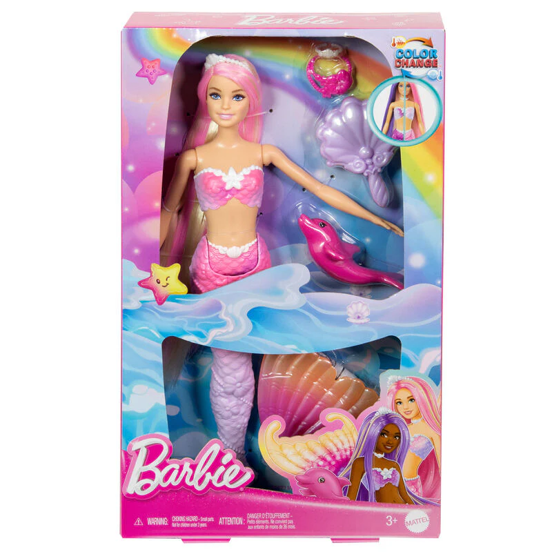Muñeca Sirena Un Toque De Magia Barbie