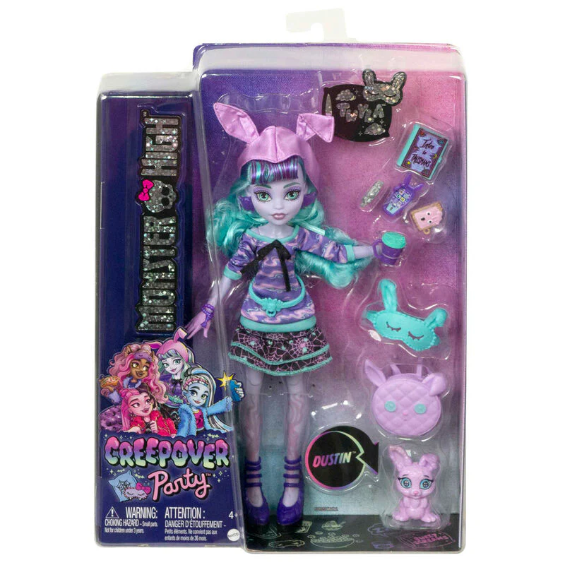 Muñeca Twyla Fiesta Pijama Monster High 25Cm