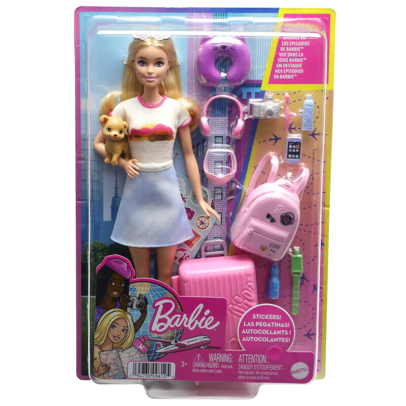 Muñeca Vamonos De Viaje Malibu Barbie