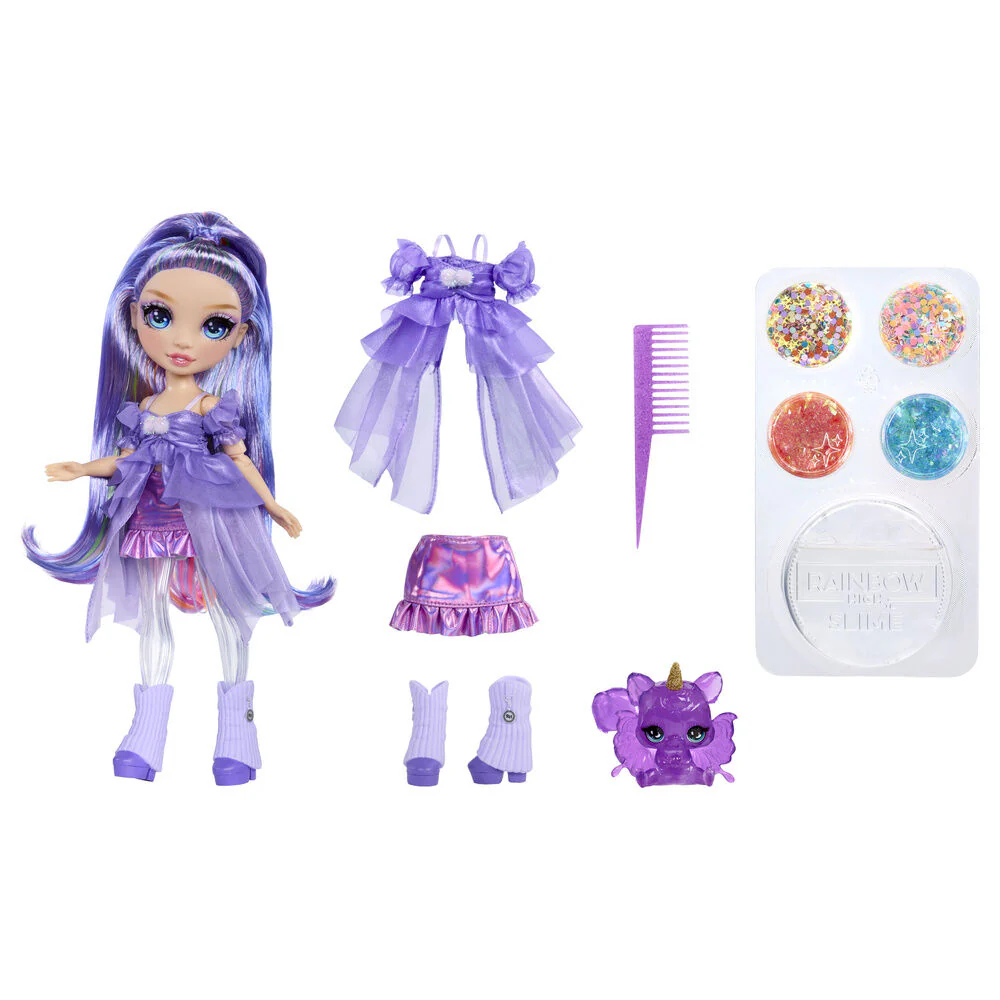 Muñeca Violet Feature Fantasy Rainbow Shimmers Rainbow High - Image 2