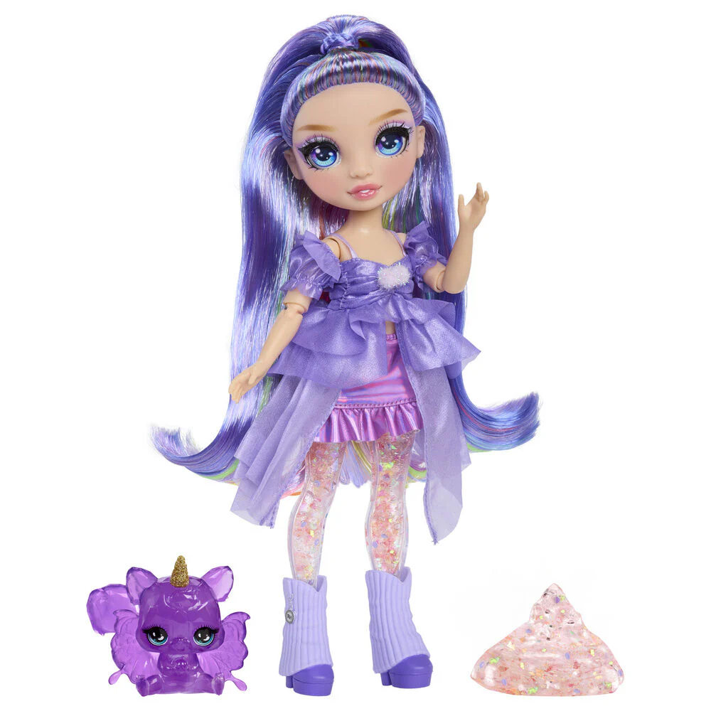 Muñeca Violet Feature Fantasy Rainbow Shimmers Rainbow High - Image 3