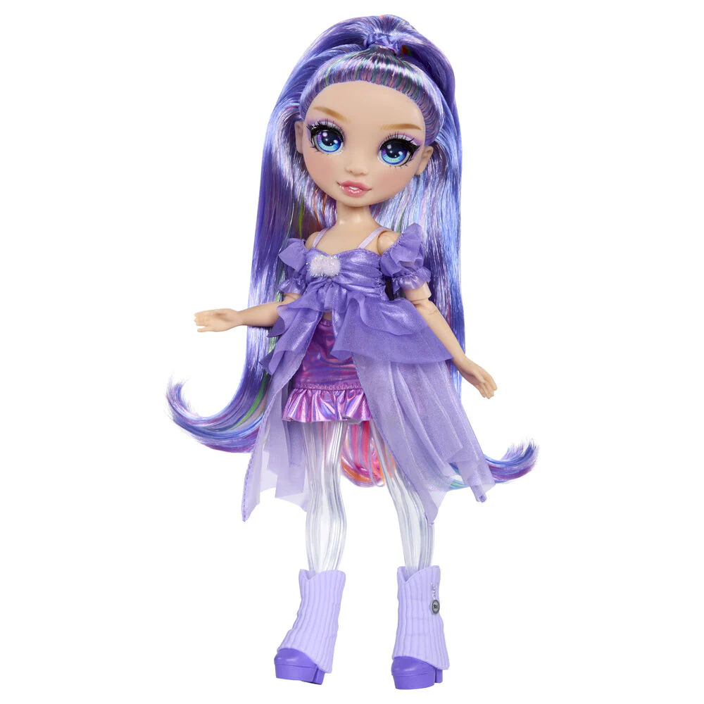 Muñeca Violet Feature Fantasy Rainbow Shimmers Rainbow High - Image 5