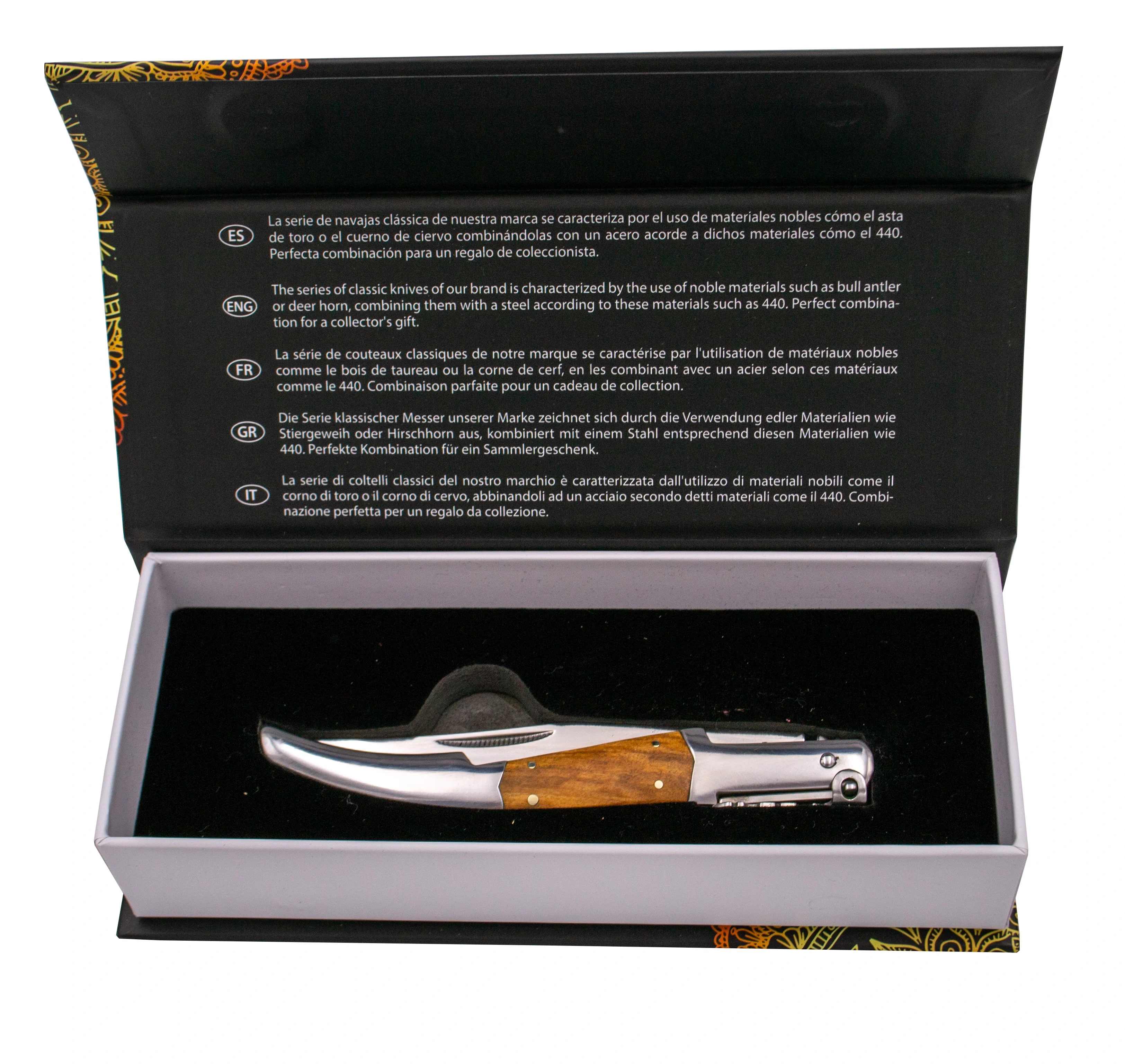 Navaja de Carraca Third N50O - Serie Ámbar