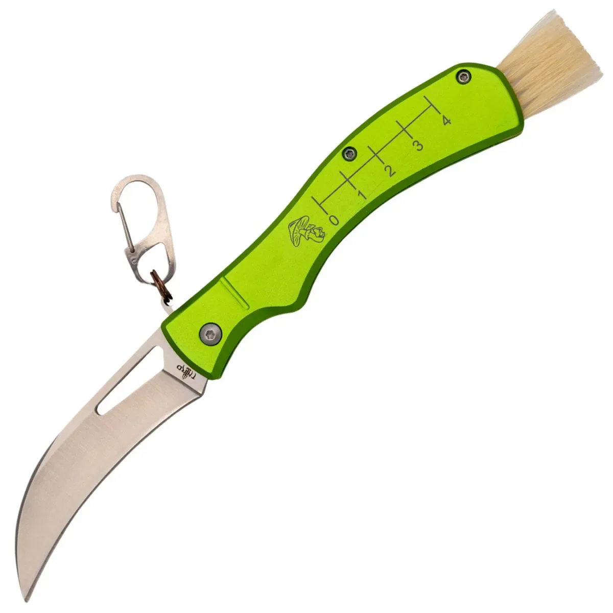 Navaja Micológica Third con Mango Anodizado Verde - Image 3