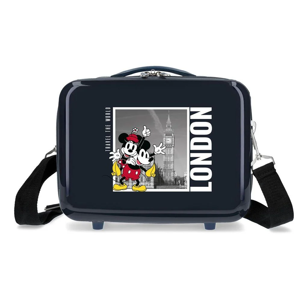 Neceser Abs London Mickey & Minnie Disney Adaptable