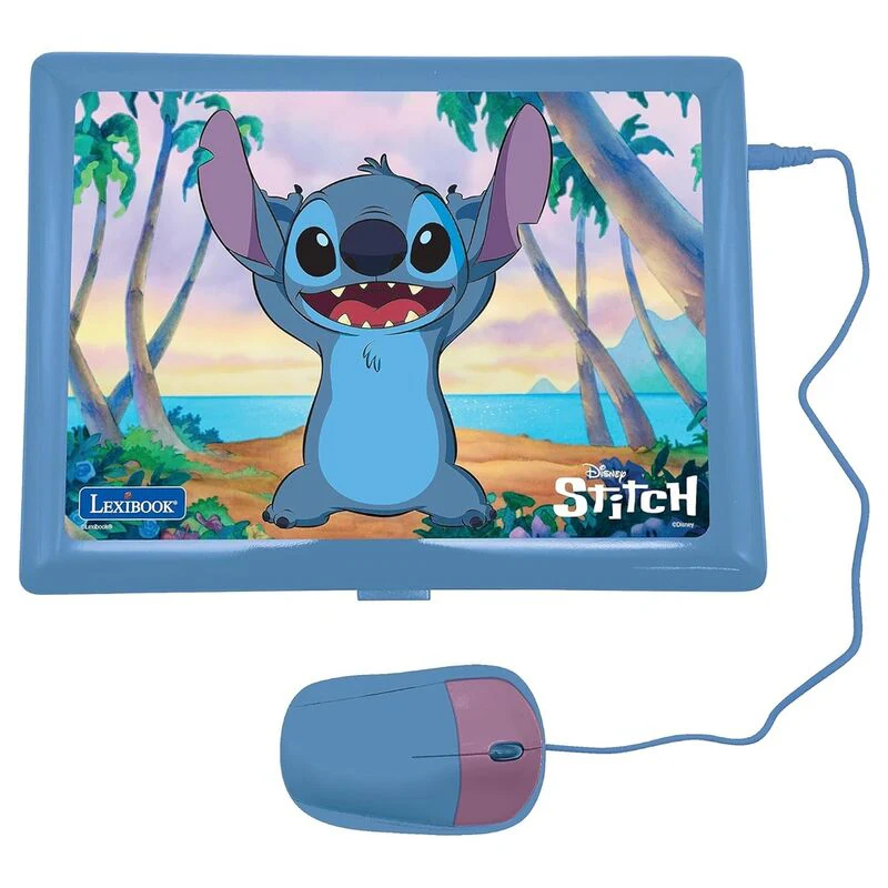 Ordenador Bilingue Portatil Educativo Stitch Disney - Image 3