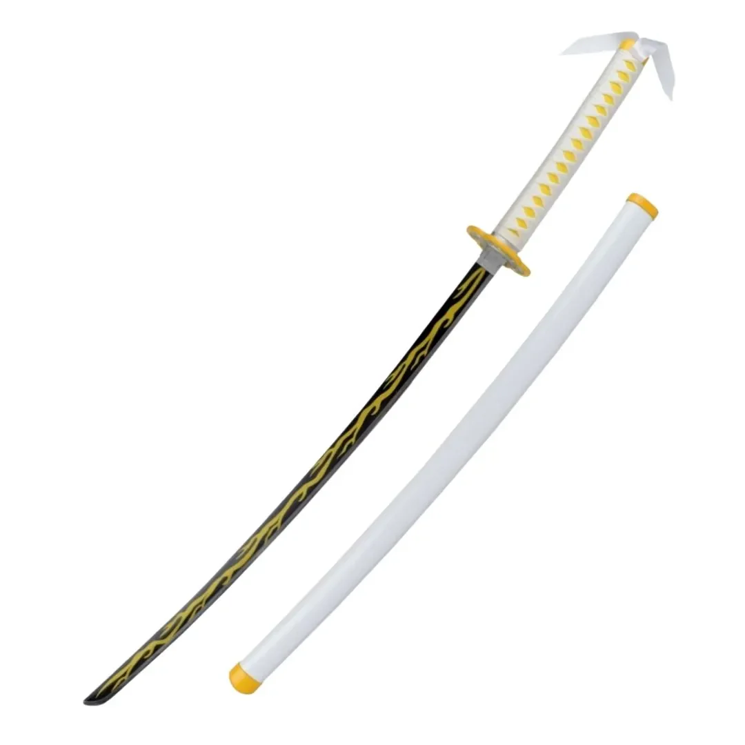 Pack Héroes del Amanecer con 3 Katanas de Bambú Kimetsu No Yaiba y Expositor - Image 4