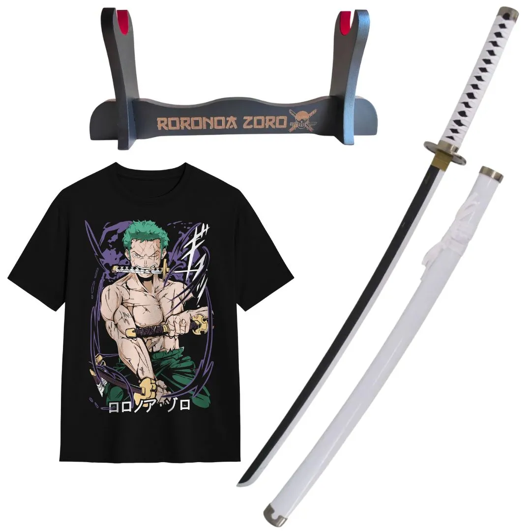 Pack Katana Decorativa Wado de Zoro + Camiseta Zoro de Regalo - Image 3
