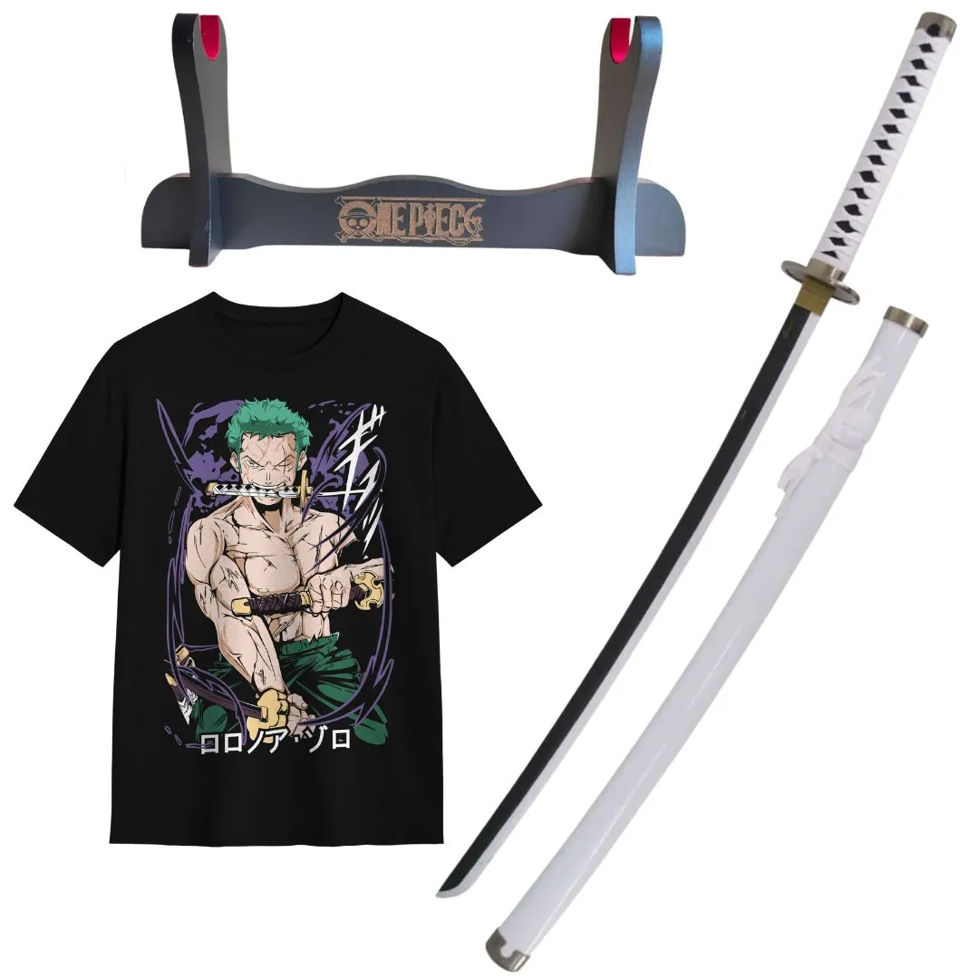 Pack Katana Decorativa Wado de Zoro + Camiseta Zoro de Regalo - Image 4