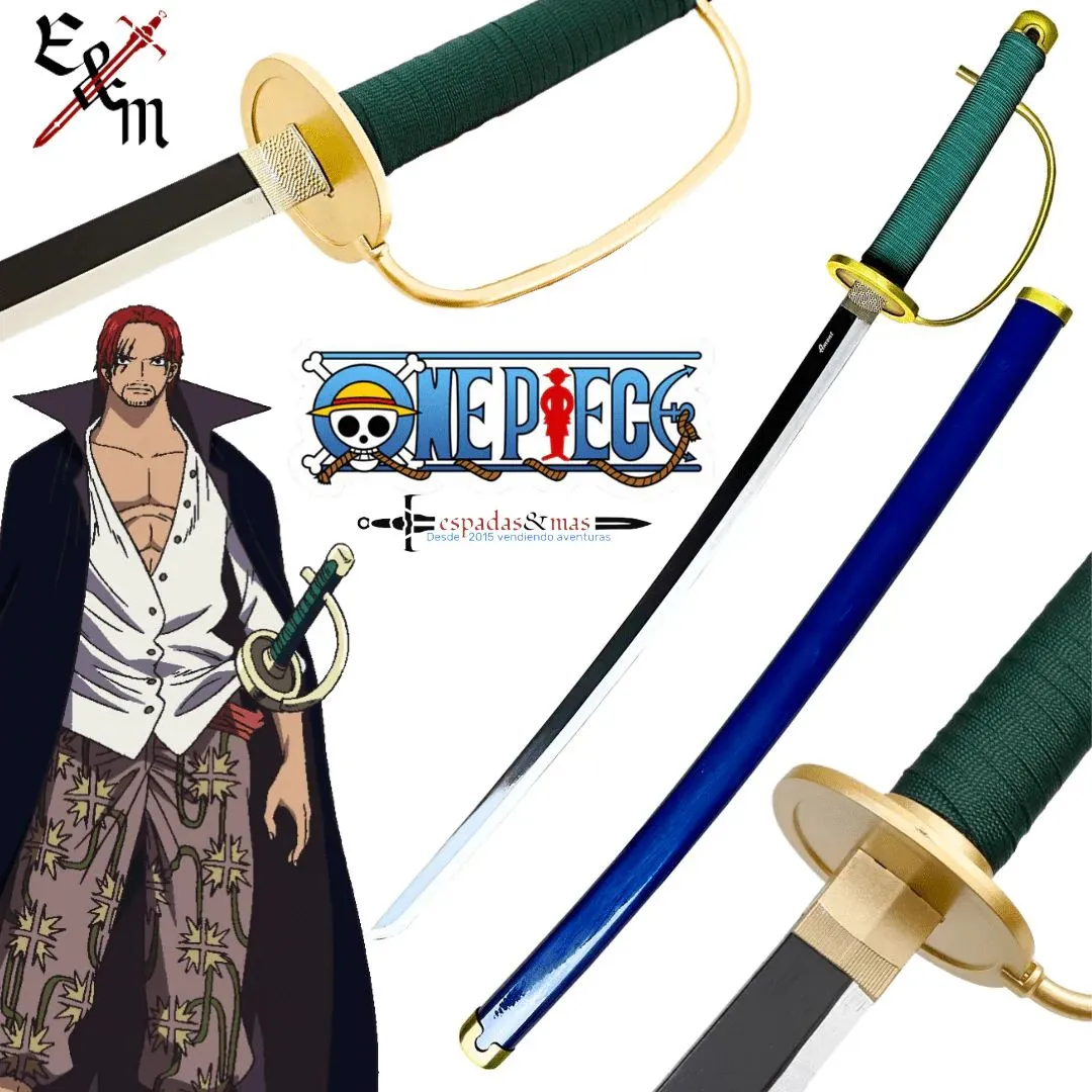 Pack Pirata One Piece: 3 espadas + Expositor - Image 3
