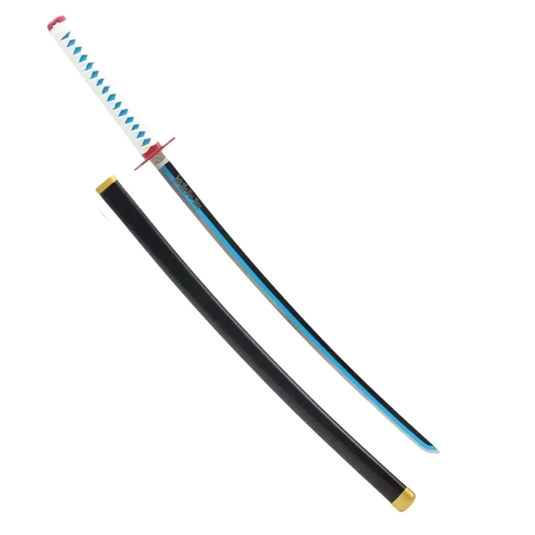 Pack Pilares del Honor con 3 Katanas de Acero Kimetsu No Yaiba y Expositor - Image 3