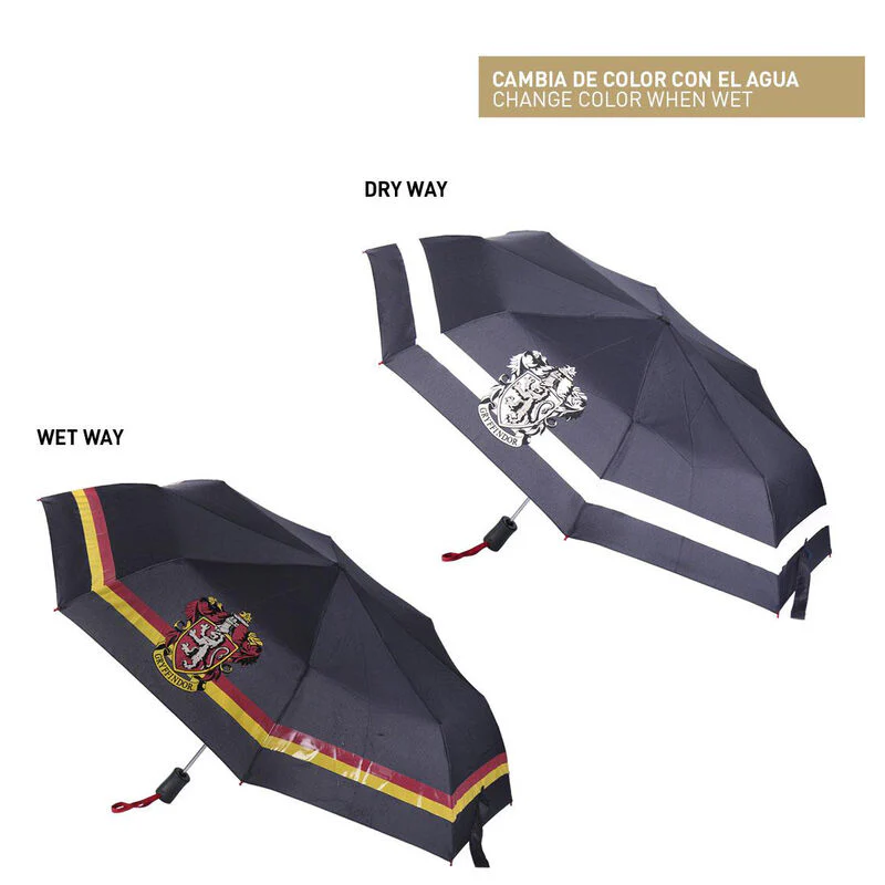 Paraguas Automatico Plegable Griffindor Harry Potter 53Cm
