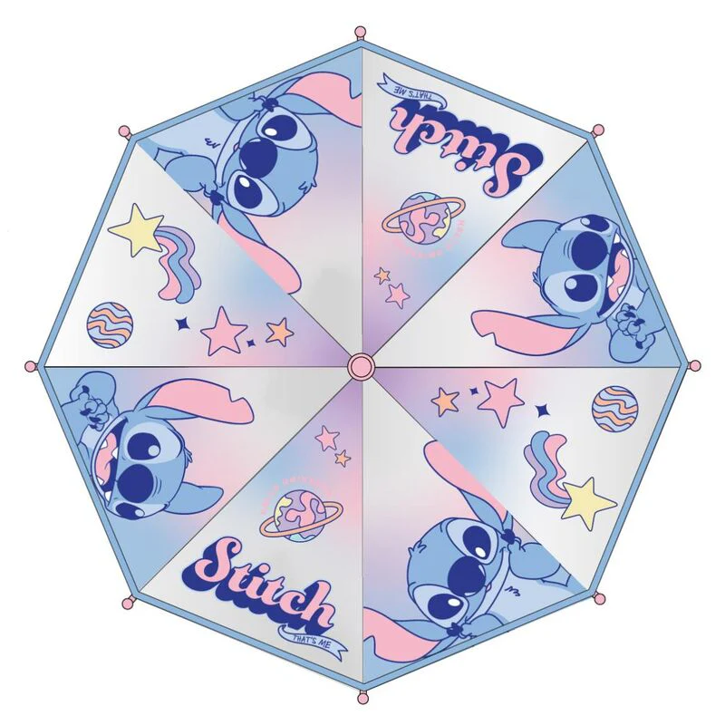 Paraguas Manual Burbuja Stitch Disney