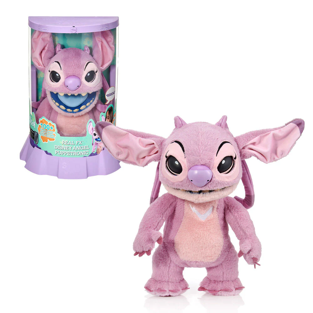 Peluche Electronico Angel Stitch Disney 45Cm