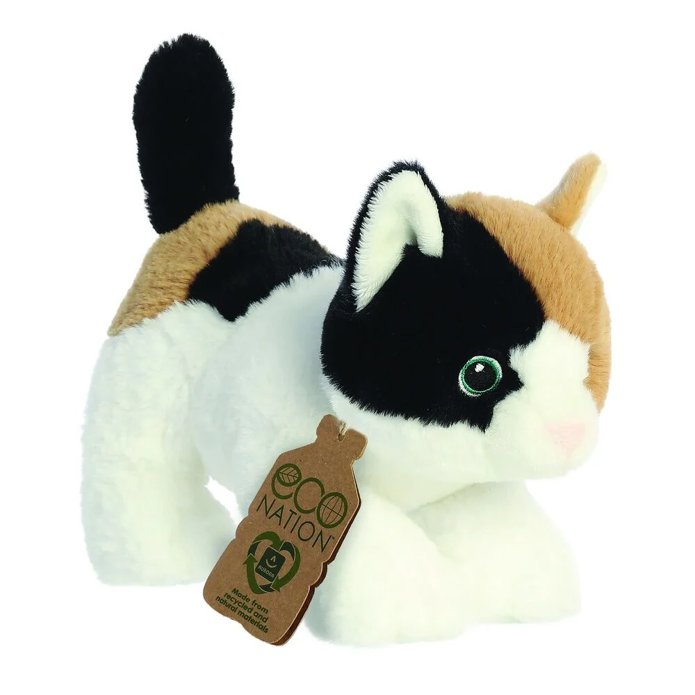 Peluche Gato Eco Nation 21Cm