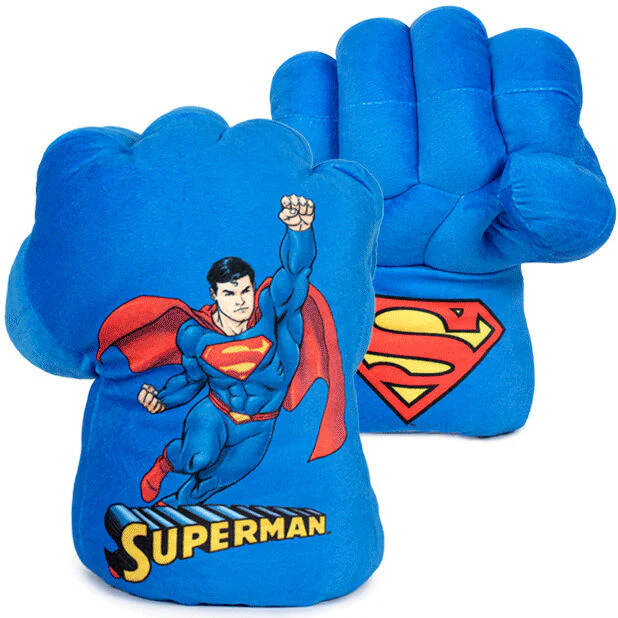 Peluche Guantelete Superman Dc Comics 25Cm
