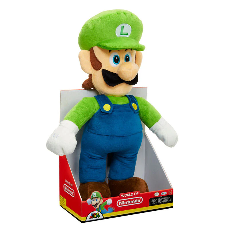 Peluche Jumbo Luigi Super Mario Nintendo 50Cm - Image 4