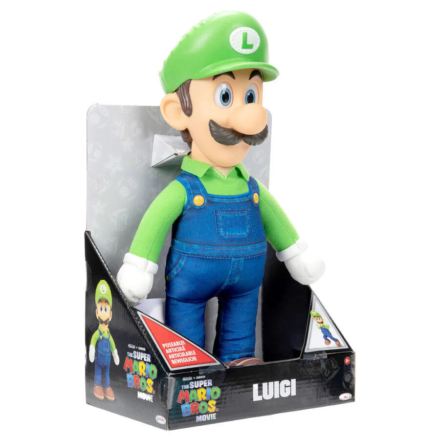 Peluche Luigi La Pelicula Super Mario Bros 30Cm - Image 6