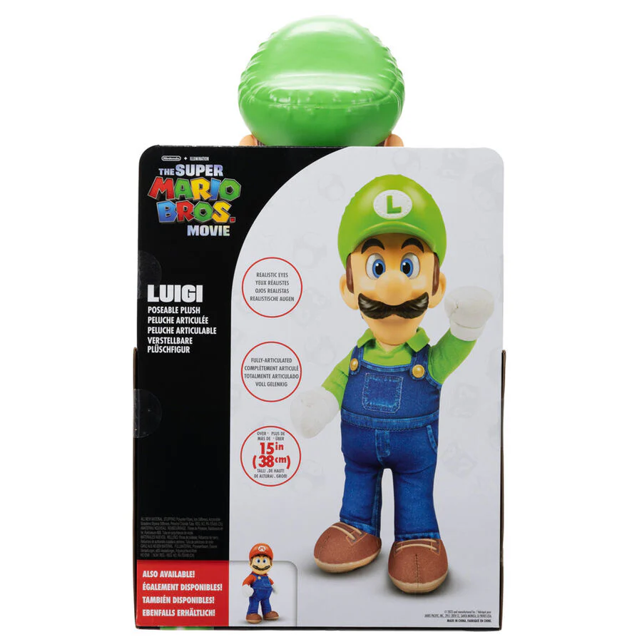 Peluche Luigi La Pelicula Super Mario Bros 30Cm - Image 8