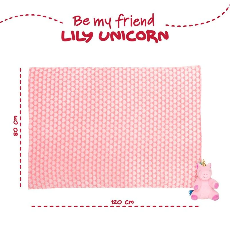 Peluche + Manta Suave Unicornio Lily 22Cm - Image 4