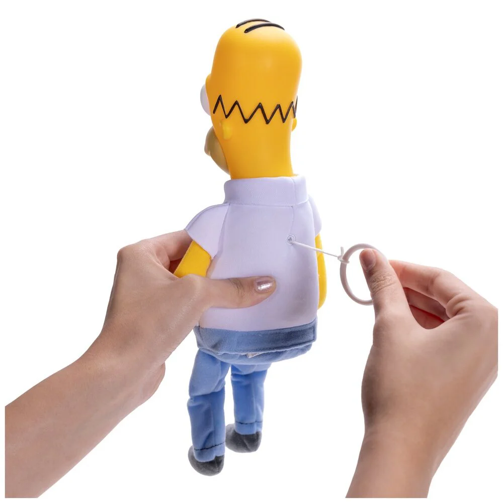 Peluche Parlante Homer Shelf Los Simpsons Ingles 33Cm - Image 2