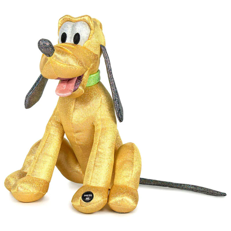 Peluche Pluto Glitter 100Th Anniversary Disney 28Cm