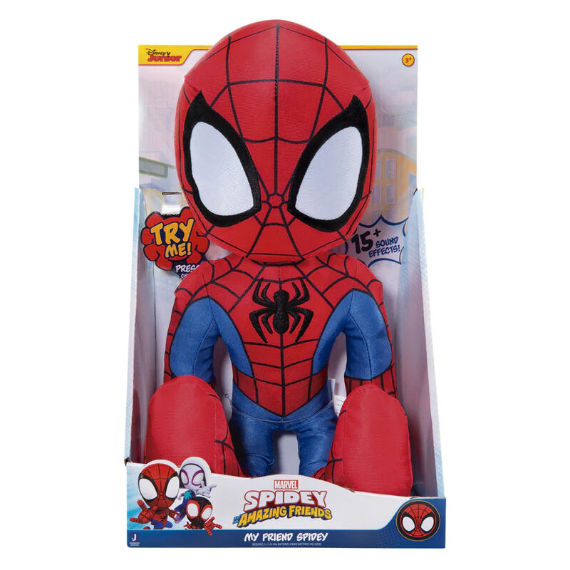 Peluche Spidey Amazing Friends Marvel 40Cm Sonido
