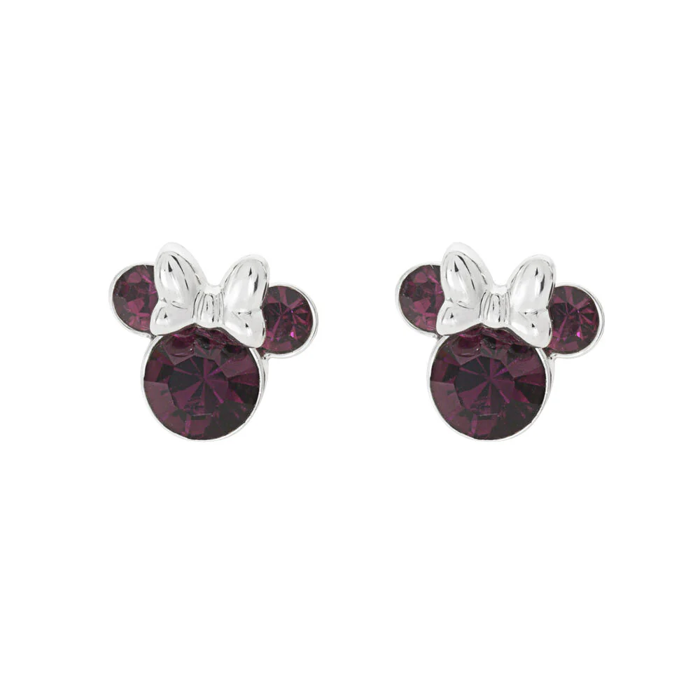 Pendientes Febrero Minnie Disney Plata - Image 2
