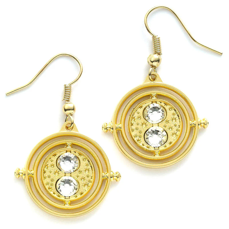 Pendientes Time Turner Gold Harry Potter - Image 2
