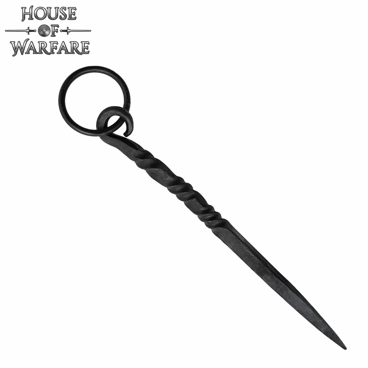 Pica Medieval de Hierro Negro Forjada a Mano - 7 Pulgadas Vikingo Herramienta de Comedor - Image 16