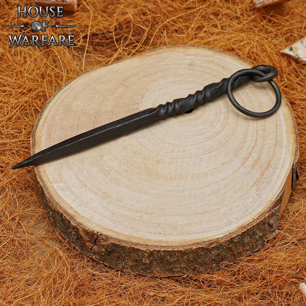 Pica Medieval de Hierro Negro Forjada a Mano - 7 Pulgadas Vikingo Herramienta de Comedor - Image 2