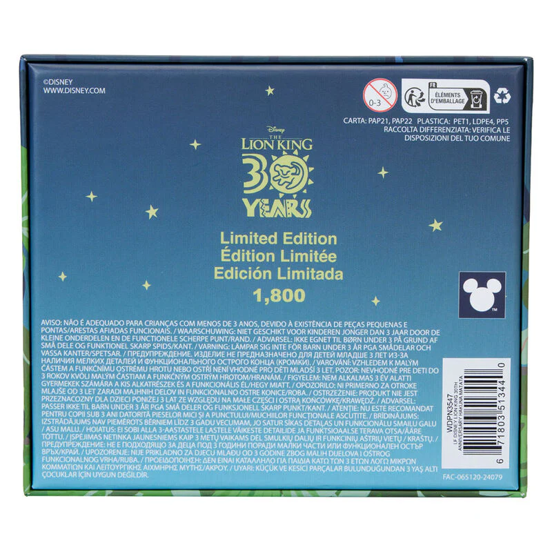 Pin 30Th Anniversary Hakuna Matata Rey Leon Disney Loungefly - Image 3